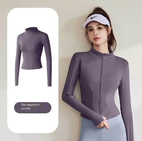 Women's Slim Fit Quick-Dry Running Yoga Jacket