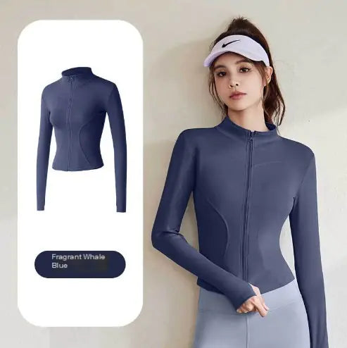 Women's Slim Fit Quick-Dry Running Yoga Jacket