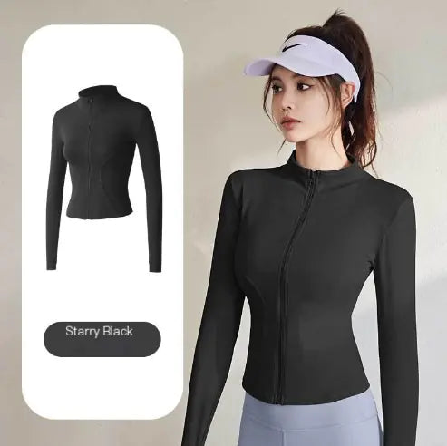 Women's Slim Fit Quick-Dry Running Yoga Jacket