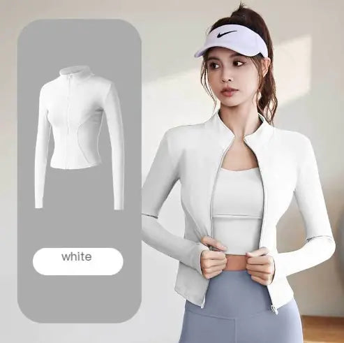 Women's Slim Fit Quick-Dry Running Yoga Jacket