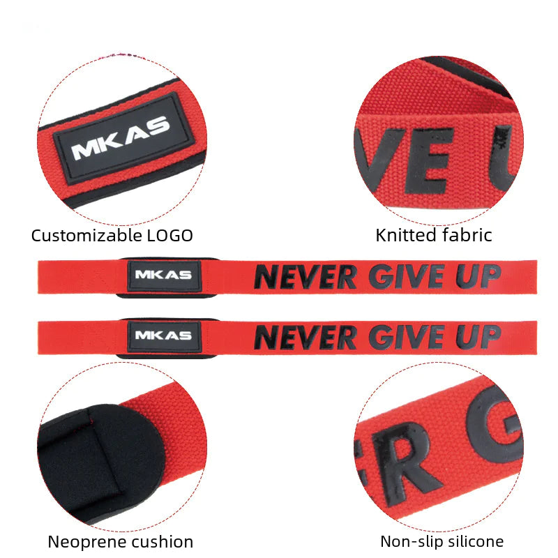 Sports Fitness Wrist Straps for Weightlifting Training