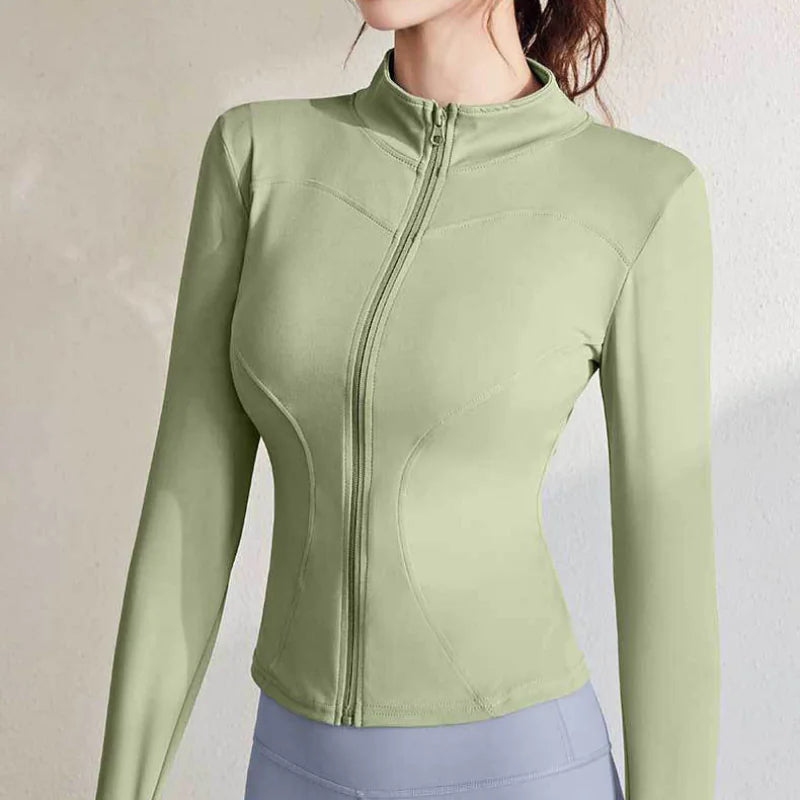 Women's Slim Fit Quick-Dry Running Yoga Jacket