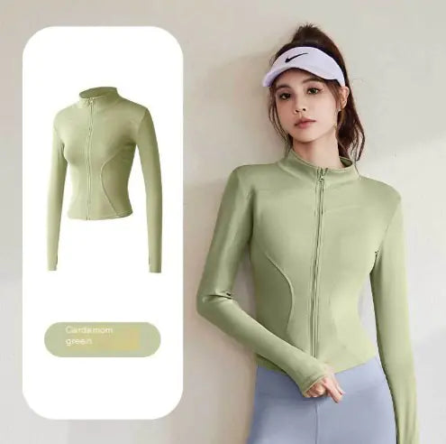Women's Slim Fit Quick-Dry Running Yoga Jacket