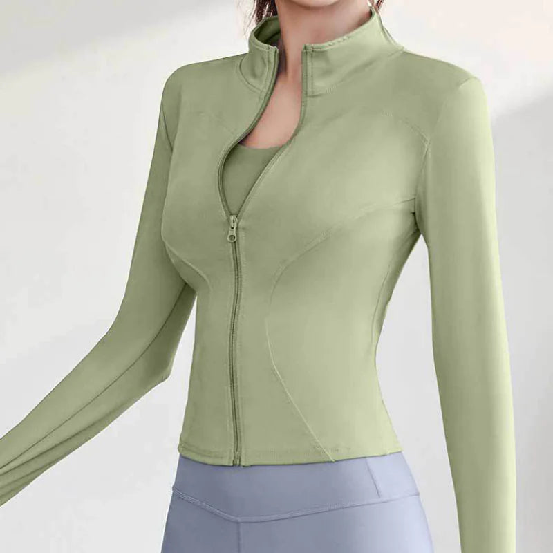 Women's Slim Fit Quick-Dry Running Yoga Jacket
